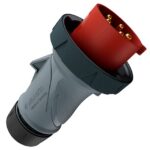 MENNEKES - PLUG PWTXTR 32A5P6H400V RED IP69 - M13629