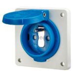 MENNEKES - PRISE 16A3P230V PL75X75 BLEU IP44 - M11181F