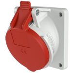 MENNEKES - PRISE ENCASTRE 16A5P6H400V ROUGE IP44 - M3070