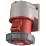 MENNEKES - PRISE ENCASTRE 63A5P6H400V ROUGE IP67 - M3641
