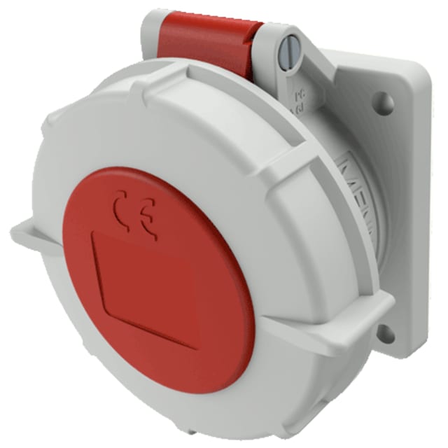MENNEKES - Prise à encastrer 16A 5P 6H 400V rouge IP67 avec TwinCONTACT - M1131 MENNEKES - Prise à encastrer 16A 5P 6H 400V rouge IP67 avec TwinCONTACT - M1131