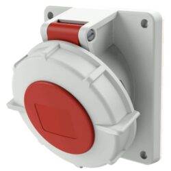 MENNEKES - Prise à encastrer 16A 5P 6H 400V rouge IP67