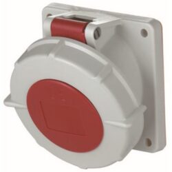 Détails visibles de Prise à encastrer 32A 5P 400V IP67 inclinée 20° M1808 pour Prises à encastrer CEE
