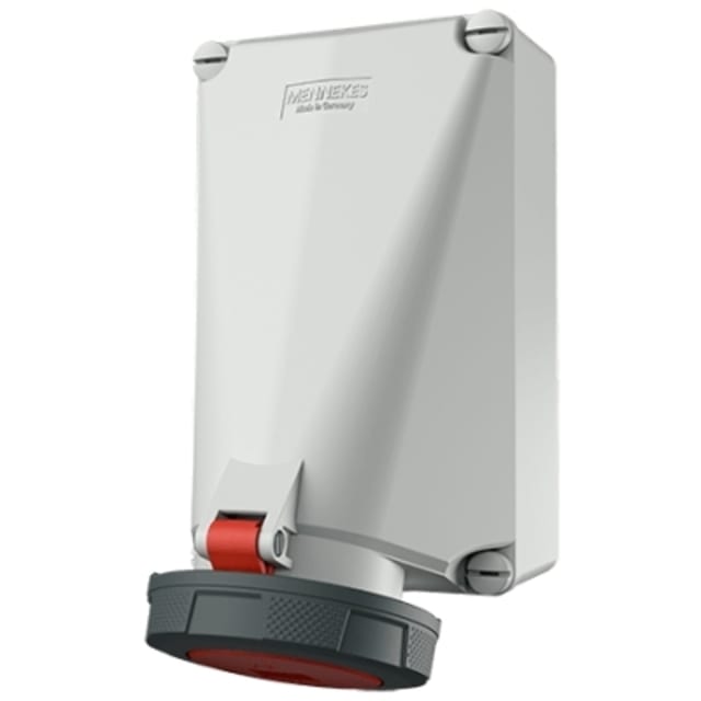 MENNEKES - Prise murale 125A 5P 6H 400V rouge IP67 - M143 MENNEKES - Prise murale 125A 5P 6H 400V rouge IP67 - M143
