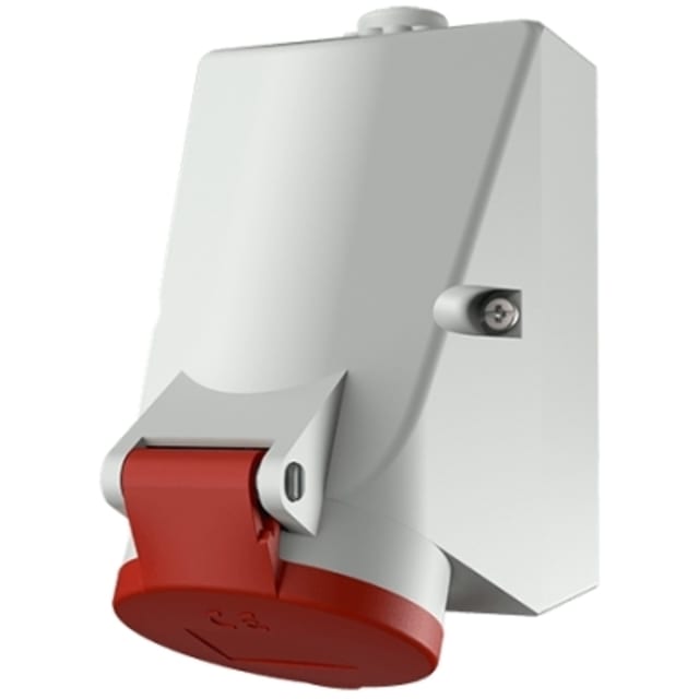 MENNEKES - Prise murale 16A 5P 6H 400V rouge IP44 MENNEKES - Prise murale 16A 5P 6H 400V rouge IP44