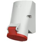 MENNEKES - Prise murale 32A 4P 6H 400V rouge IP44