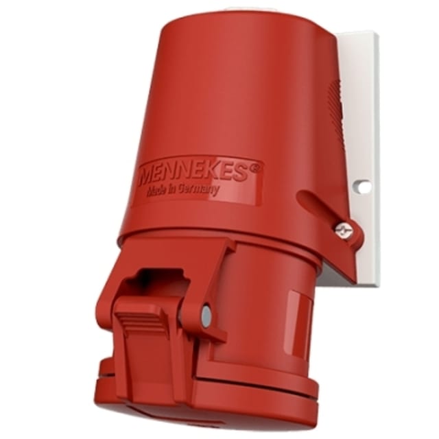 MENNEKES - Prise murale 32A 5P 6H 400V rouge IP44 MENNEKES - Prise murale 32A 5P 6H 400V rouge IP44