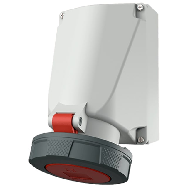 MENNEKES - Prise murale 63A 5P 6H 400V rouge IP67 MENNEKES - Prise murale 63A 5P 6H 400V rouge IP67