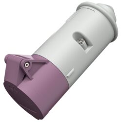 Détails visibles de Coupleur CEE 16A 2P 20-25V IP44 violet M681A pour Prolongateur CEE