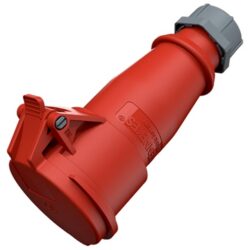 Détails visibles de Prolongateur CEE AM-TOP 16A 7P 400V IP44 rouge M746 pour Prolongateur CEE
