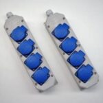 MENNEKES - SET DE 2 REGLETTES MULTI 4*16A/230V 2P+T BLEU IP44 - M88678NF/DUO