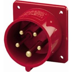 Détails visibles de Socle connecteur encastrable 32A 5P 400V IP44 M1409 pour Socles CEE