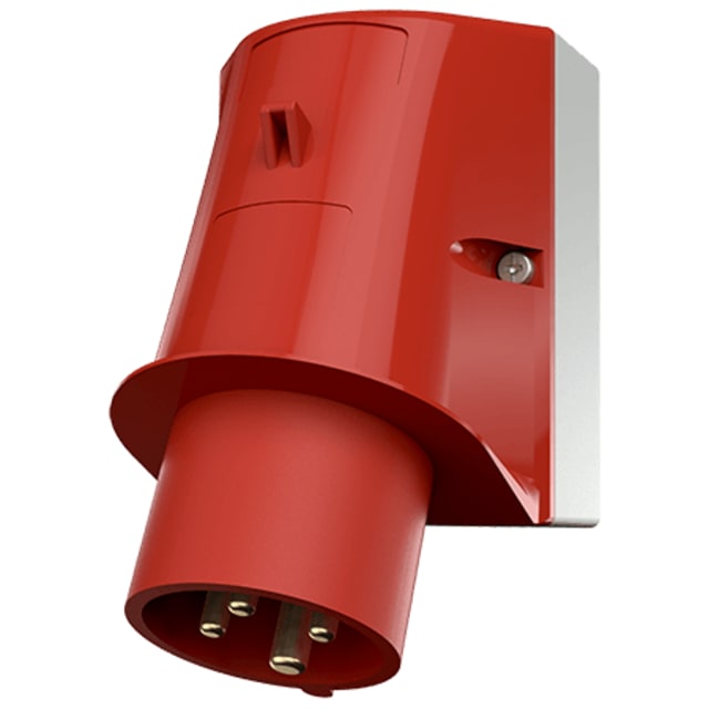 MENNEKES - Socle connecteur mural 16A 4P 6H 400V rouge IP44 - M336 MENNEKES - Socle connecteur mural 16A 4P 6H 400V rouge IP44 - M336