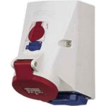 MENNEKES - Twinbox (1x CEE prise 16A 5P 400V + 1x NF prise 16A 2P+T 230V) - M1649NF