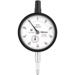 Détails visibles de Comparateur à cadran à patte 10 mm 1 tour 2046A pour Mesure, traçage et marquage