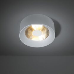 MODULAR - Kurk Surface LED downlight app 600lm blanc chaud flood GI structure blanc/wit - 12641009