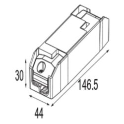 MODULAR - LED Gear 300-1050mA 16-36W 0-10V - 12407130