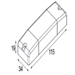 MODULAR - LED gear 500mA 12W - 13550030
