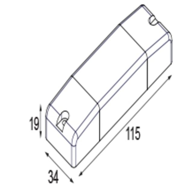 MODULAR - LED gear 500mA 12W - 13550030 MODULAR - LED gear 500mA 12W - 13550030