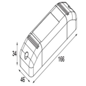 MODULAR - Led Driver 17/32W 350/700mA dimmable trailing/leading edge - 12400330