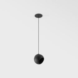 Suspension LED réglable Marbul noir 2700K, configuration visible