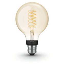 Ampoule Philips White filament 7W G93 E27, configuration visible