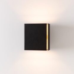 MODULAR - Split medium 2x LED <500lm black struc (gold interior) - 12602132