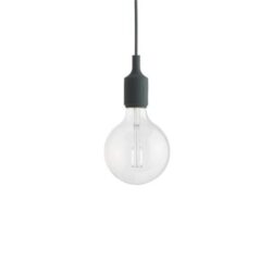 MUUTO - E27 Pendant Lamp Dark Green inc lamp 2W 180lm 2500K - 13330