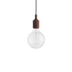 MUUTO - E27 Pendant Lamp Deep Red inc lamp 2W 180lm 2500K - 13334