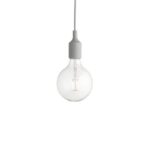 MUUTO - E27 Pendant Lamp Light Grey inc lamp 2W 180lm 2500K - 13348