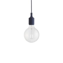 MUUTO - E27 Pendant Lamp Midnight Blue inc lamp 2W 180lm 2500K - 13332