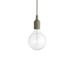 MUUTO - E27 Pendant Lamp Olive inc lamp 2W 180lm 2500K - 13353