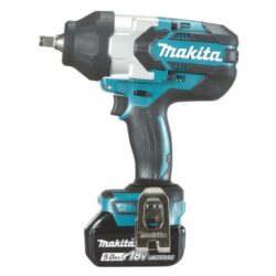Makita - Boulonneuse 18V 1000Nm + 1 x DC18RC + 2 x BL1850 + Makpac - DTW1002RTJ