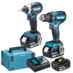 Makita - Combopack LXT 18V: DDF485 + DTD153 + 3x BL1850B + 1x DC18RC + Makpac - DLX2289T3J