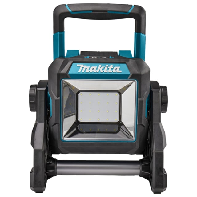 Makita LXT XGT lampe chantier LED Lampe de chantier LED sans fil avec poignée supérieure et cadre robuste noir et bleu