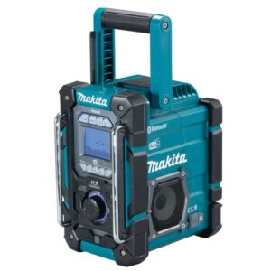 Radio de chantier Bluetooth DAB FM AM avec écran numérique et poignée de transport