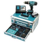 Makita - Visseuse-perceuse à percussion 18V 42Nm + acc supl en coffret 2xBL1830+1xDC18RC - DHP453RFX2