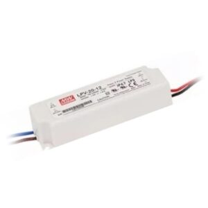 Mean Well - Alimentation LED 20W 12V - LPV-20-12