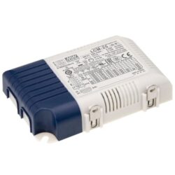 Alimentation LED 25W LCM-25, dimensions 105 × 68 × 23 mm