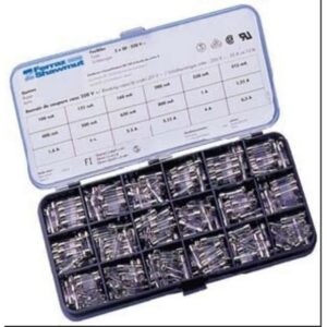 Mersen - Boîte d' assortiment fusibles 5x20 250V temporisé - coupure faible - H203764