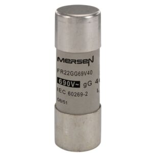 Mersen - Fusible cylindrique 22x58 gG 40A 690V sans voyant - J213609