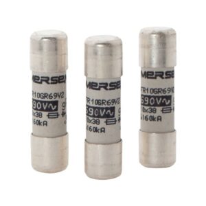 Mersen - Fusible cylindrique gG 16A 10x38mm 500V sans voyant - G200750