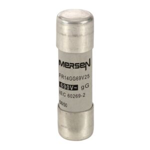 Mersen - Fusible cylindrique gG 25A 14x51mm 690V sans voyant - C213603
