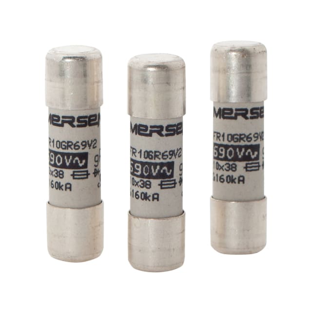 Mersen - Fusible cylindrique gG 2A 10x38mm 500V sans voyant - D213098 Mersen - Fusible cylindrique gG 2A 10x38mm 500V sans voyant - D213098