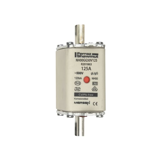Mersen - Fusibles à couteau taille 00 gG 500V 125A - R201863 Mersen - Fusibles à couteau taille 00 gG 500V 125A - R201863