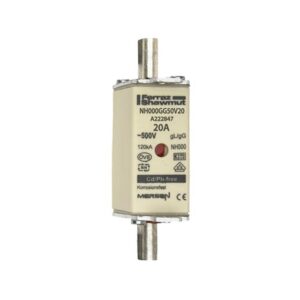 Mersen - Fusibles à couteau taille 000 gG 500V 20A - A222847