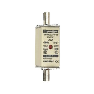 Mersen - Fusibles à couteau taille 000 gG 500V 25A - E201185