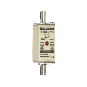 Mersen - Fusibles à couteau taille 000 gG 500V 32A - Z211438