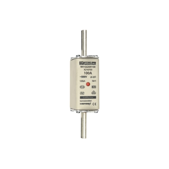 Mersen - Fusibles à couteau taille 1 gG 500V 100A - X216703 Mersen - Fusibles à couteau taille 1 gG 500V 100A - X216703