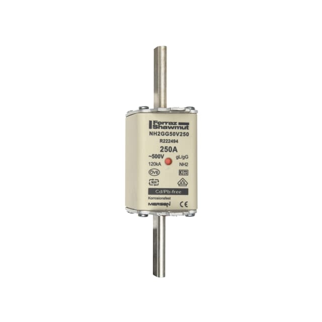 Mersen - Fusibles à couteau taille 2 gG 500V 250A - R222494 Mersen - Fusibles à couteau taille 2 gG 500V 250A - R222494